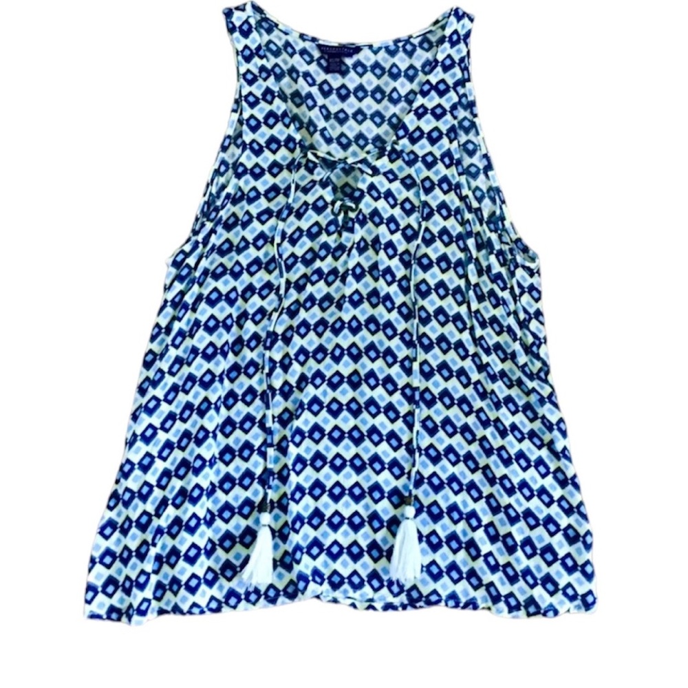 XS Aeropostale flowy tank top with tassels